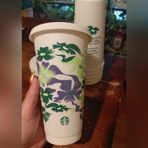 Starbucks 2025 Reusable Earth Month Cold Cup Set